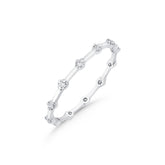 Weissgold-Ring mit Diamanten - YZ0002812